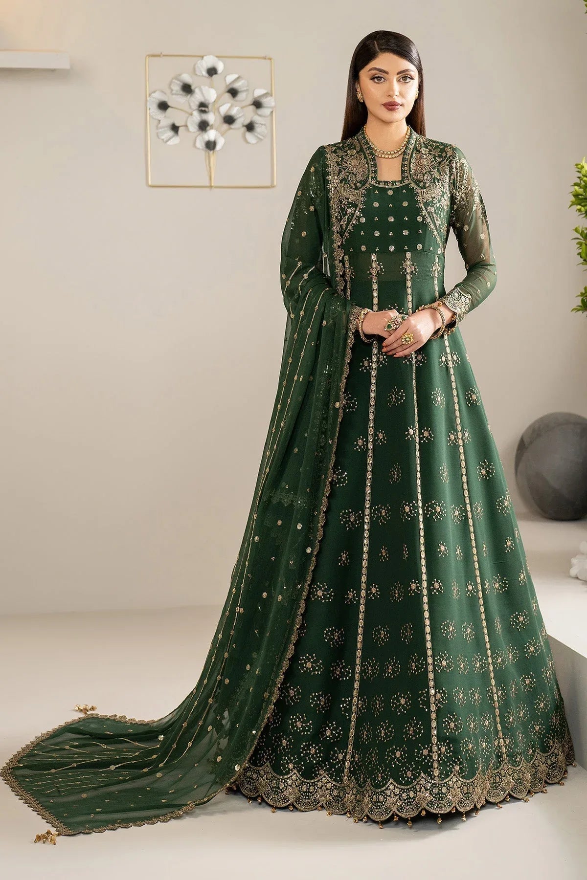 Alizeh | Formals Wear | AF-CH-2189-Elza - Rang-e-Khaas