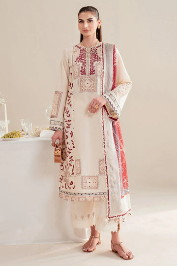 Jazmin | Iris Luxury Lawn 25 | IL'25-D02 - Rang-e-Khaas