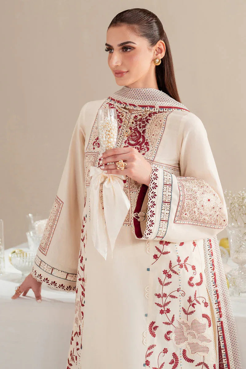 Jazmin | Iris Luxury Lawn 25 | IL'25-D02 - Rang-e-Khaas