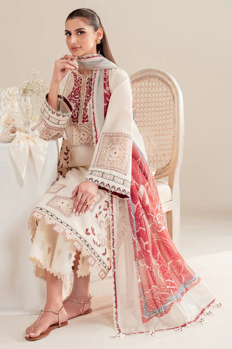 Jazmin | Iris Luxury Lawn 25 | IL'25-D02 - Rang-e-Khaas