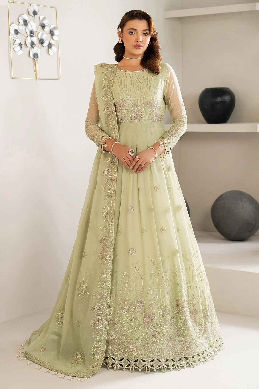 Alizeh | Formals Wear | AF-CH-2189-Zenel - Rang-e-Khaas