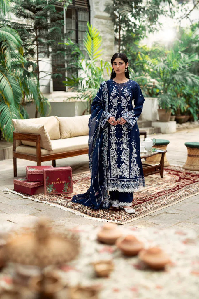 Florent | Eid Edits Luxury Lawn | FEE-9 - Rang-e-Khaas