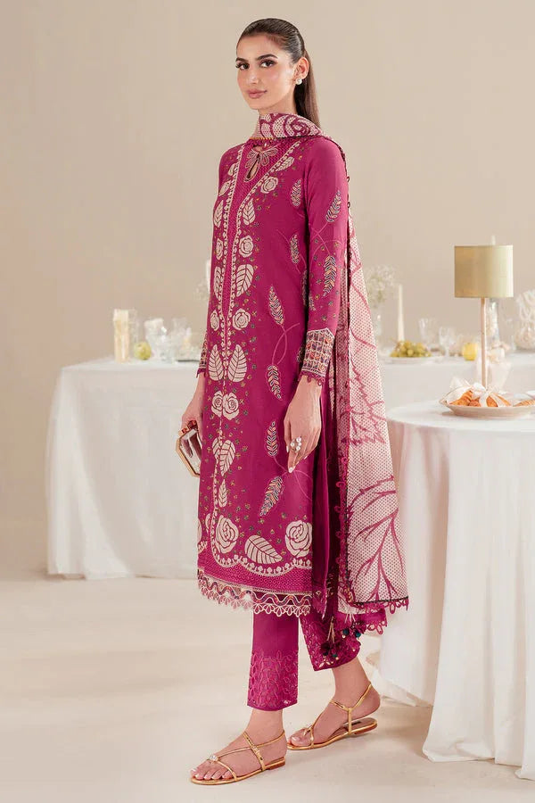 Jazmin | Iris Luxury Lawn 25 | IL'25-D05 - Rang-e-Khaas