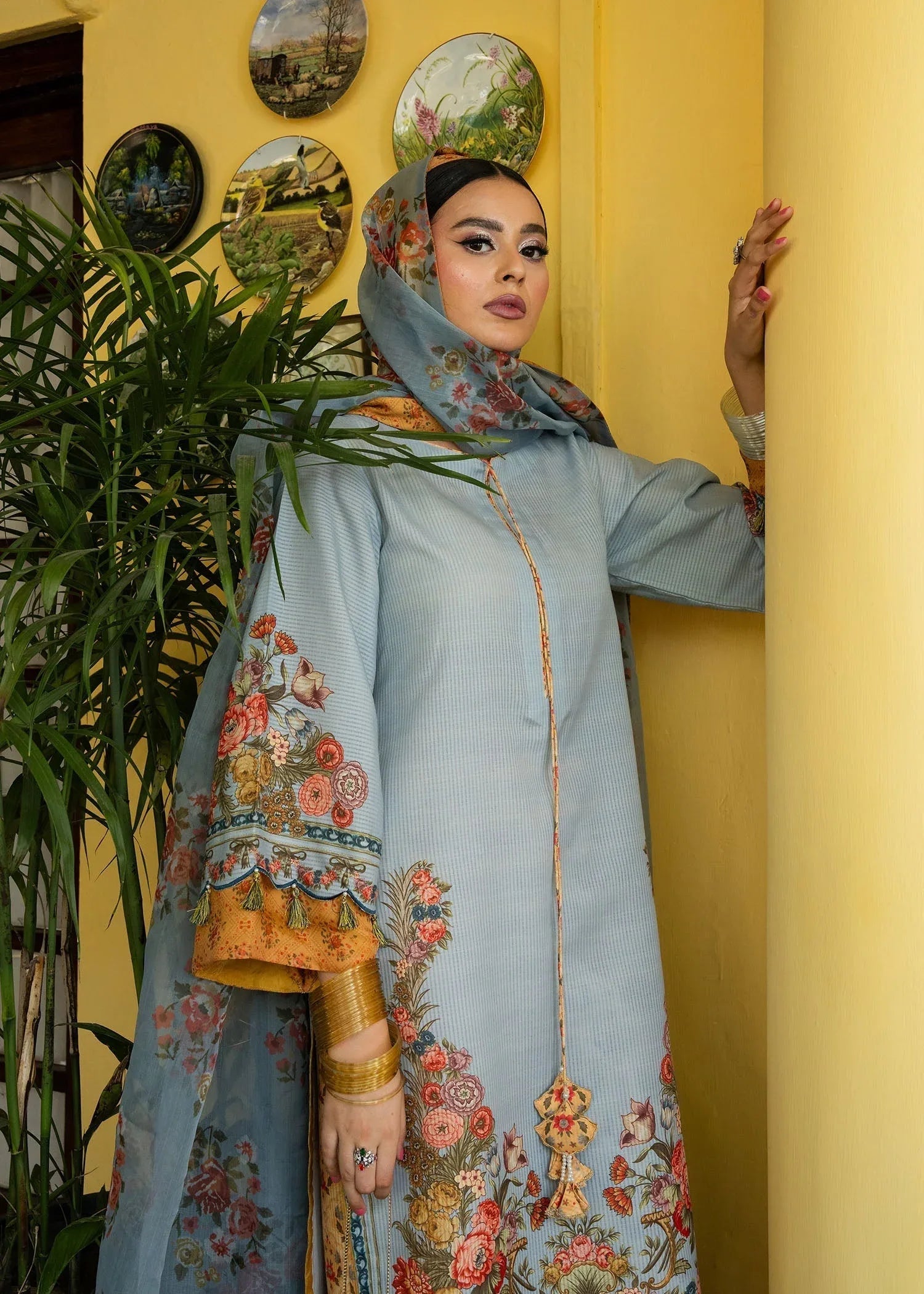 Maria Osama Khan | Retro Lawn 25 | Sama - Rang-e-Khaas
