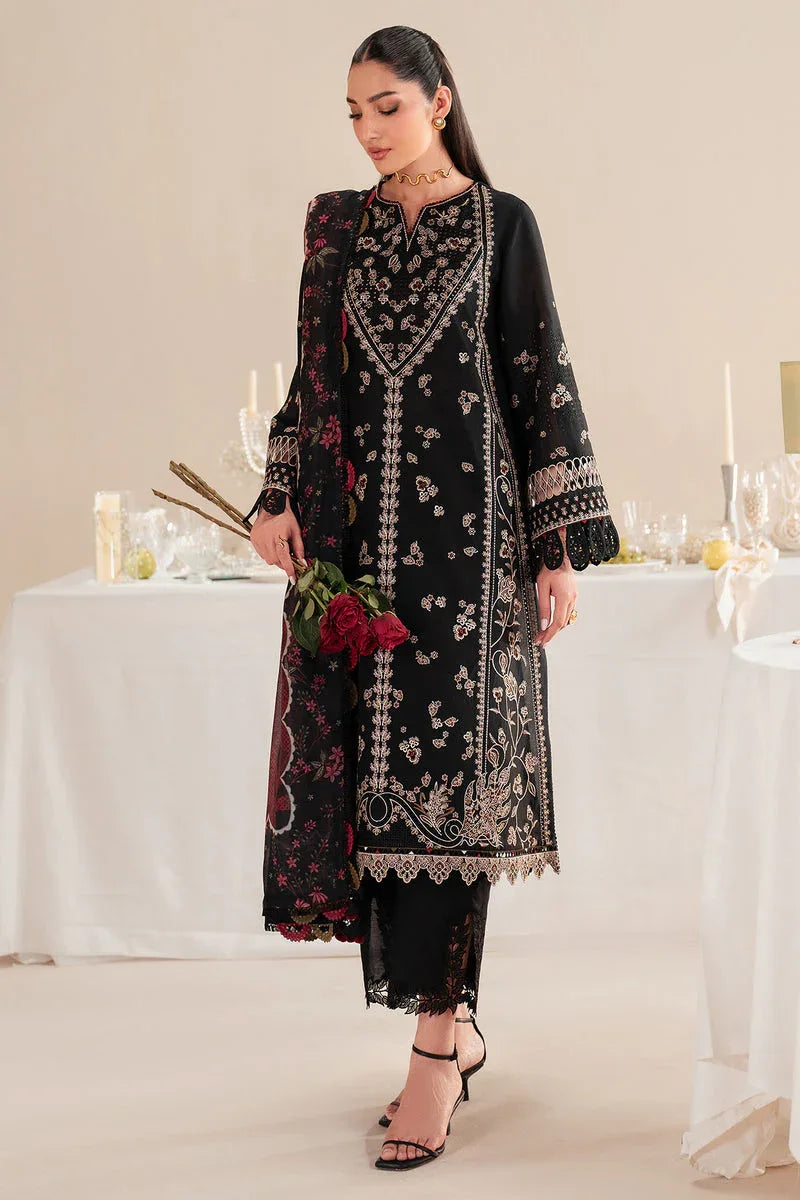 Jazmin | Iris Luxury Lawn 25 | IL'25-D07 - Rang-e-Khaas
