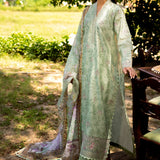Neeshay | Summer Lines Printkari | SAGE BRUSH