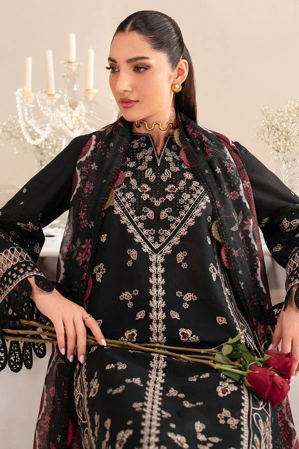 Jazmin | Iris Luxury Lawn 25 | IL'25-D07 - Rang-e-Khaas