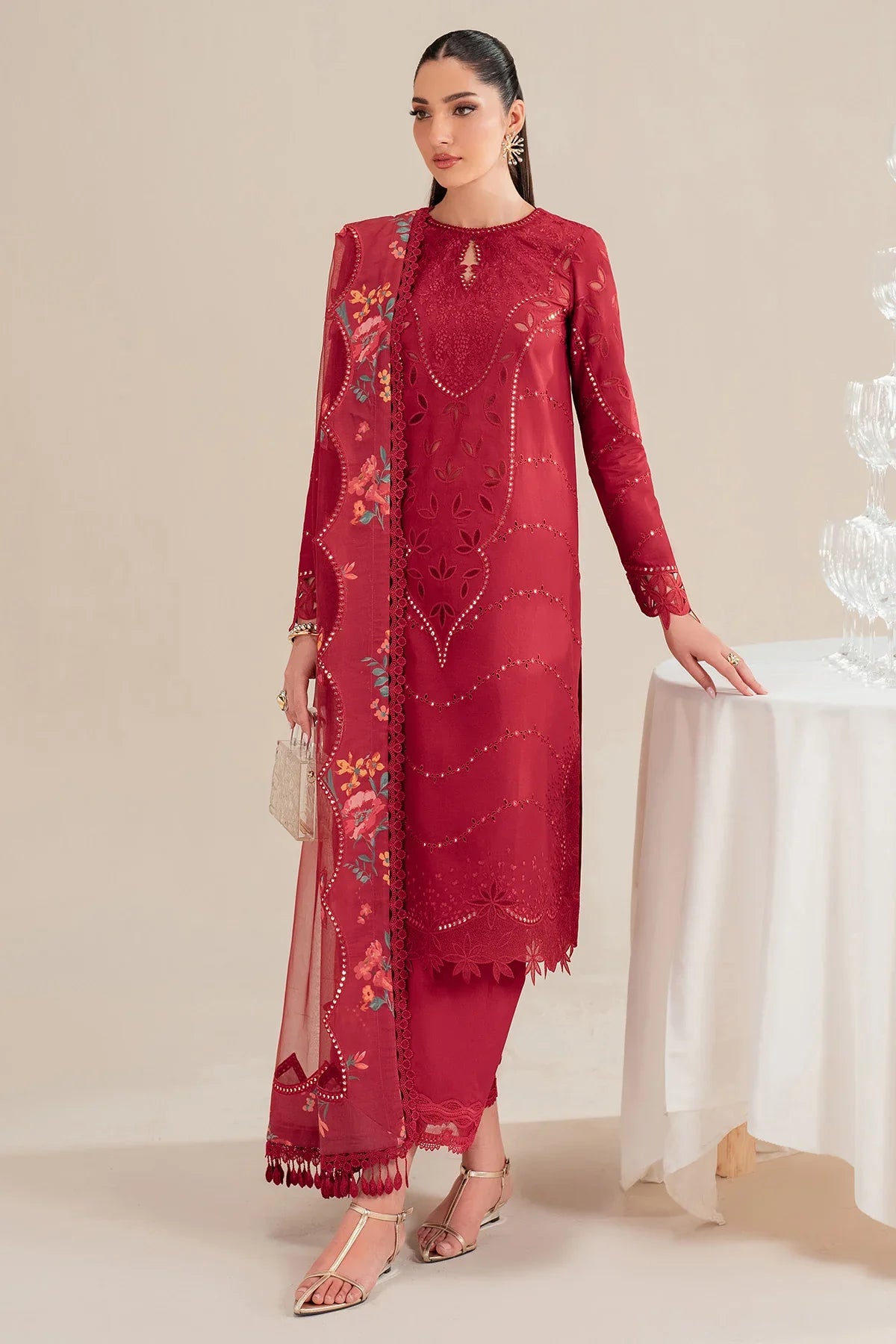 Jazmin | Iris EMBROIDERED LAWN IL'25-D03