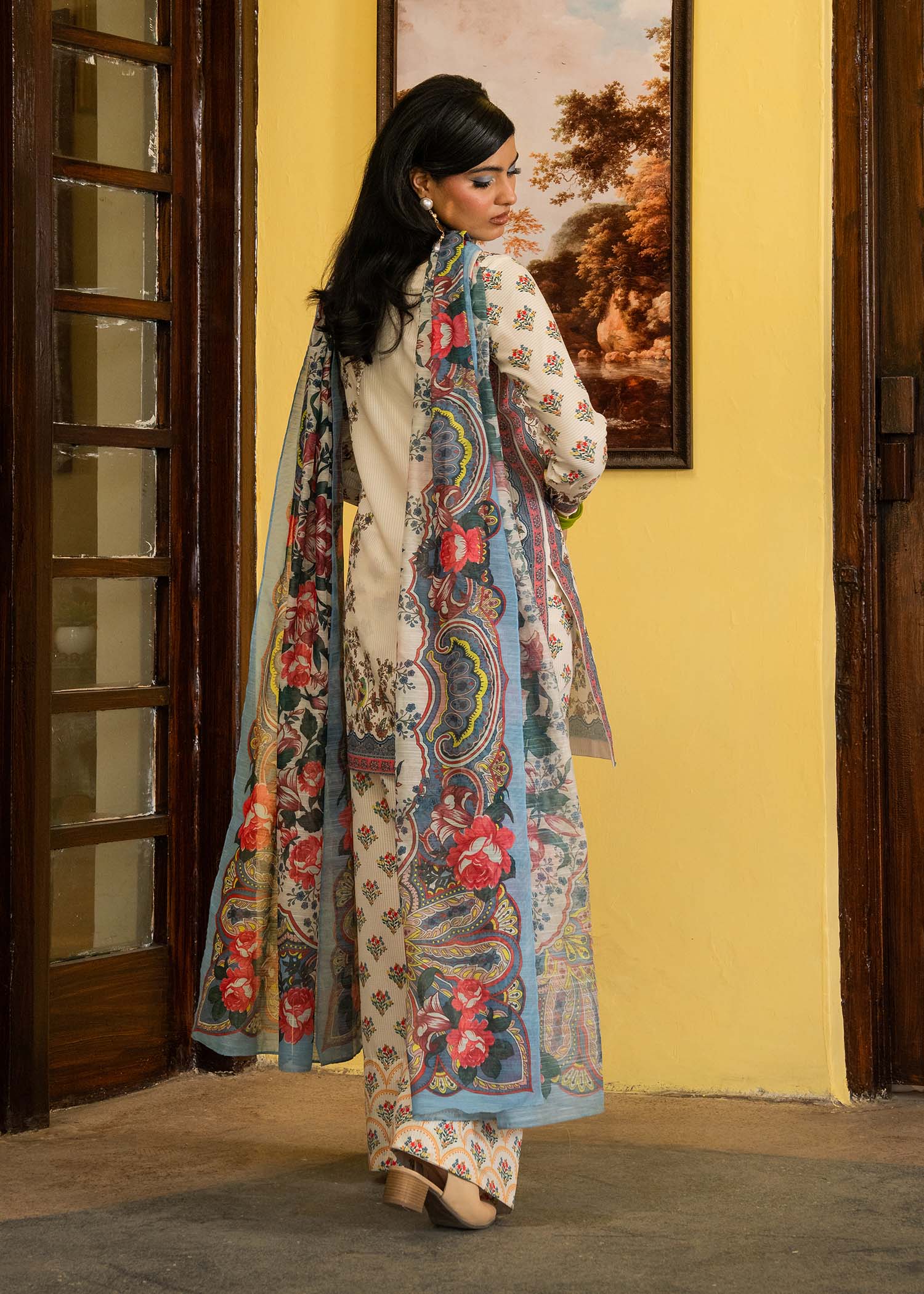 Maria Osama Khan | Retro Lawn 25 | Jasmine - Rang-e-Khaas