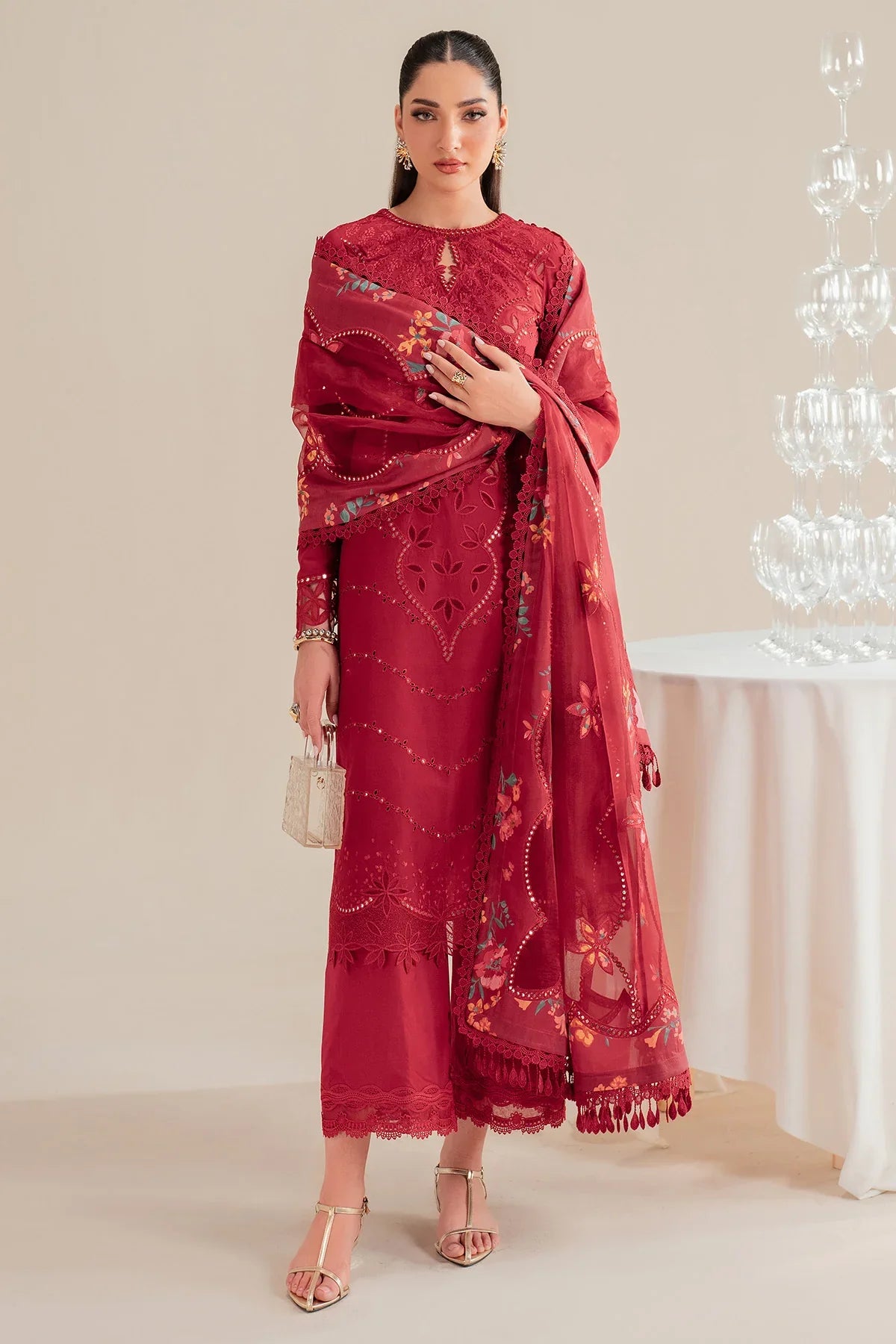 Jazmin | Iris EMBROIDERED LAWN IL'25-D03