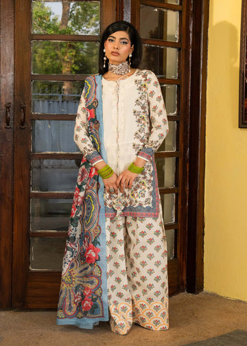 Maria Osama Khan | Retro Lawn 25 | Jasmine - Rang-e-Khaas