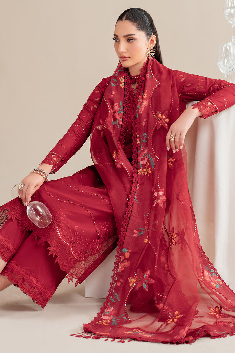 Jazmin | Iris Luxury Lawn 25 | IL'25-D03 - Rang-e-Khaas