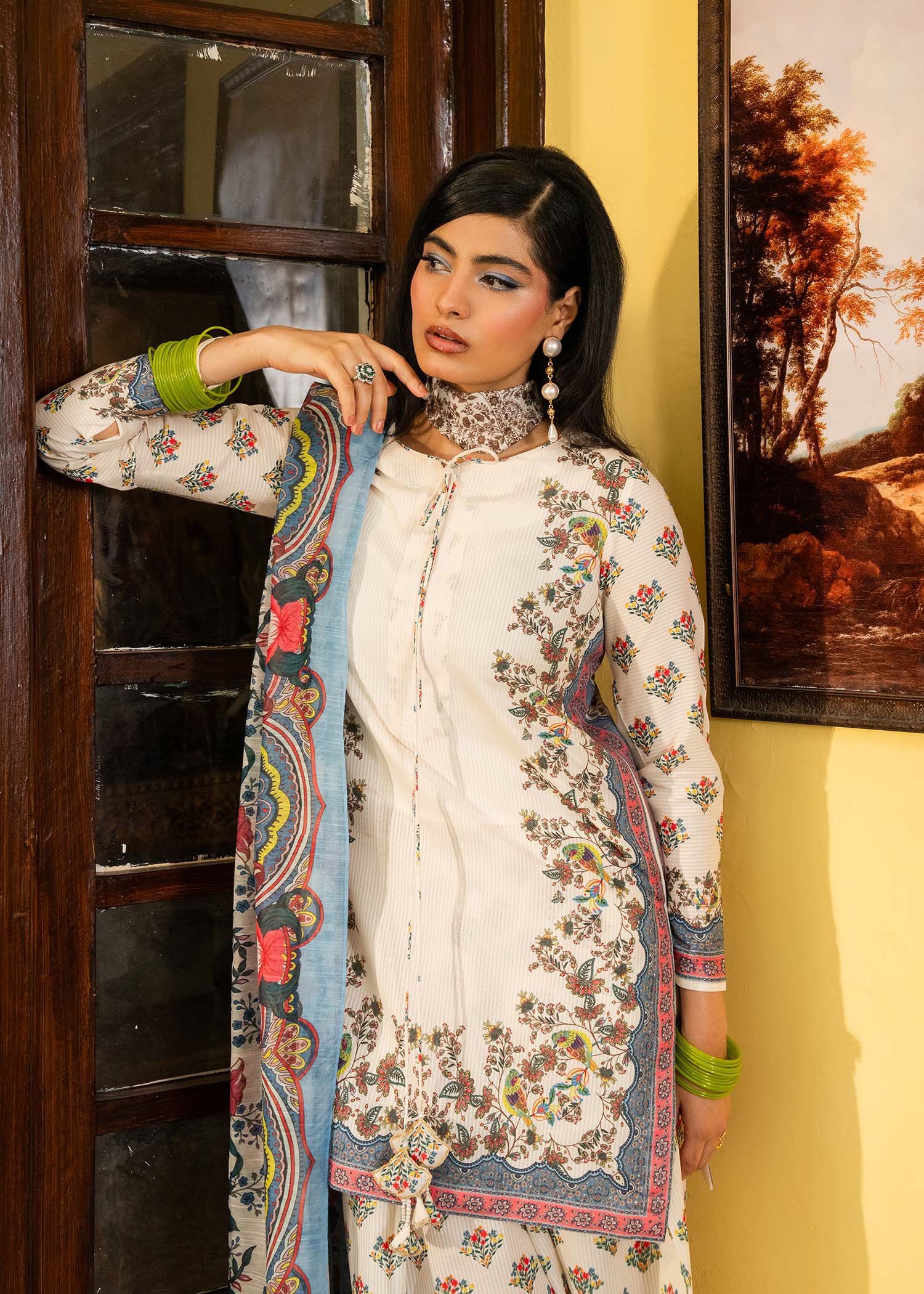 Maria Osama Khan | Retro Lawn 25 | Jasmine - Rang-e-Khaas