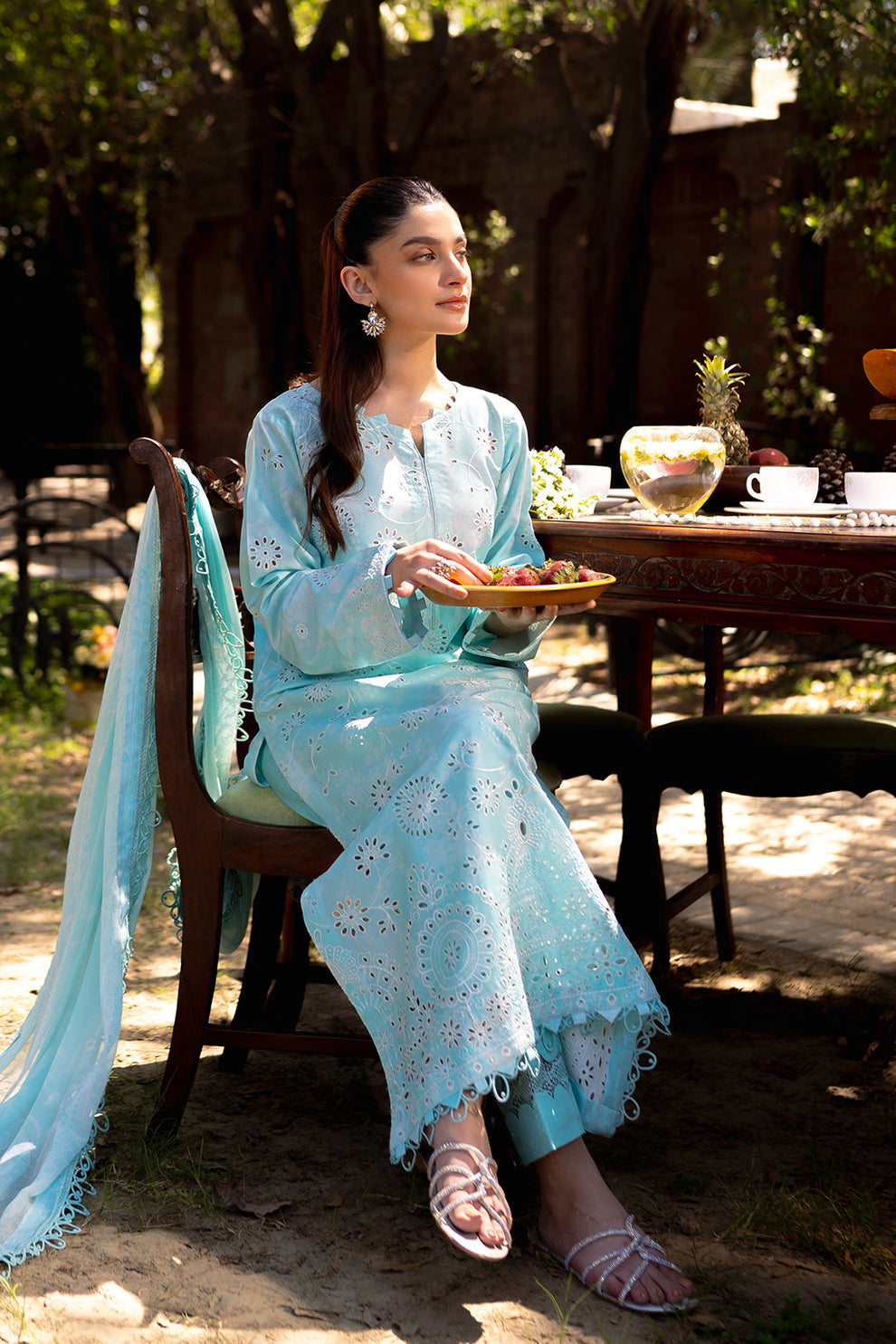 Neeshay | Summer Lines Printkari | OASIS