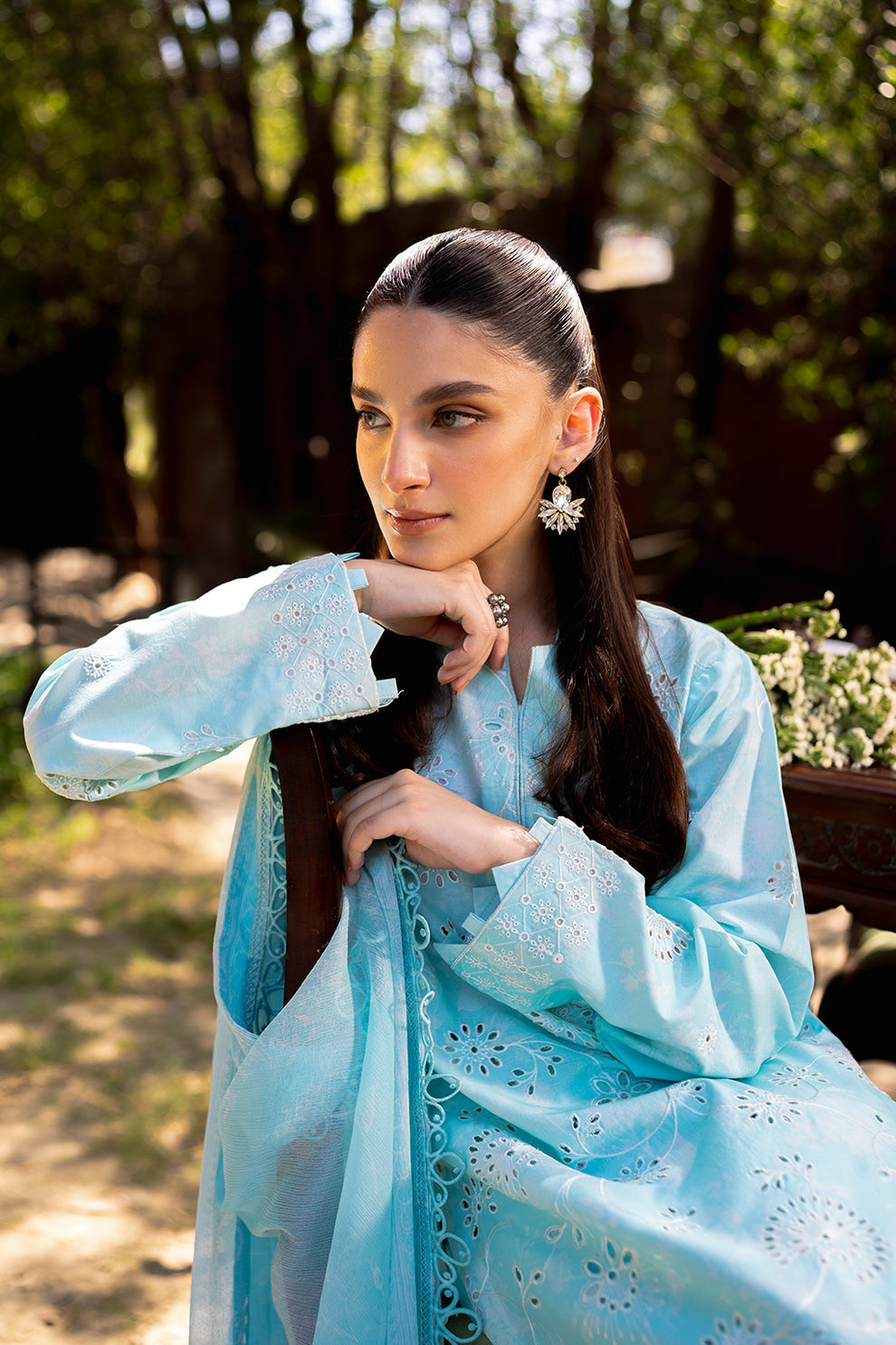 Neeshay | Summer Lines Printkari | OASIS