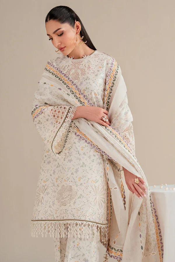 Jazmin | Iris Luxury Lawn 25 | IL'25-D09 - Rang-e-Khaas