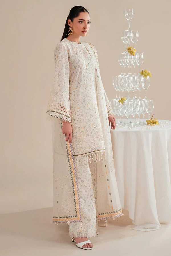 Jazmin | Iris Luxury Lawn 25 | IL'25-D09 - Rang-e-Khaas