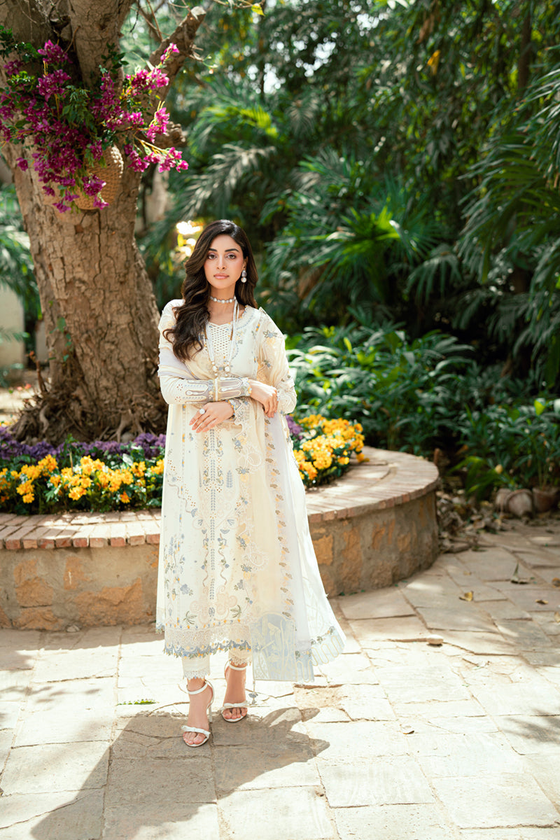 Qalamkar | Luxury Lawn Eid Edit | SB-09 Adeena - Rang-e-Khaas