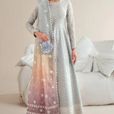 Jazmin | Iris EMBROIDERED LAWN IL'25-D04