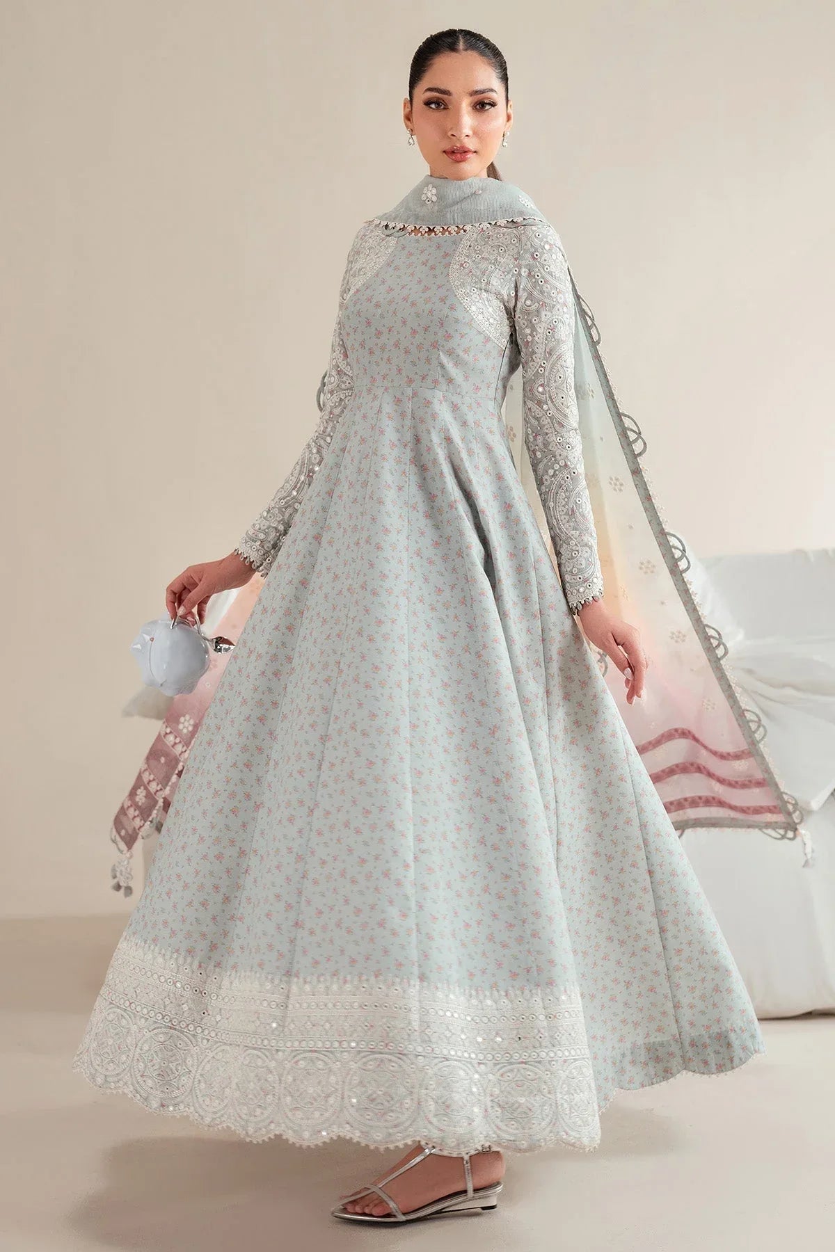 Jazmin | Iris Luxury Lawn 25 | IL'25-D04 - Rang-e-Khaas