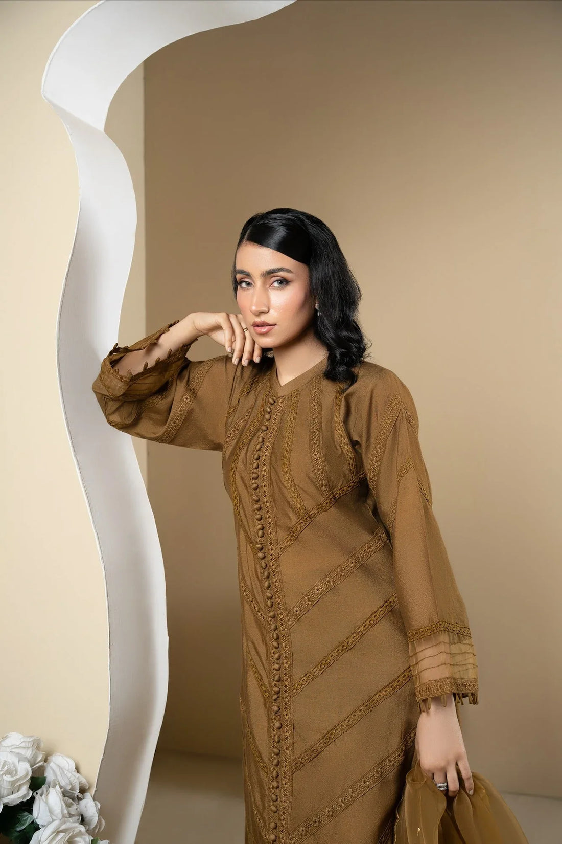 Muntaha | Rumaisa Luxury Pret | Rosia - SFLP05 - Rang-e-Khaas