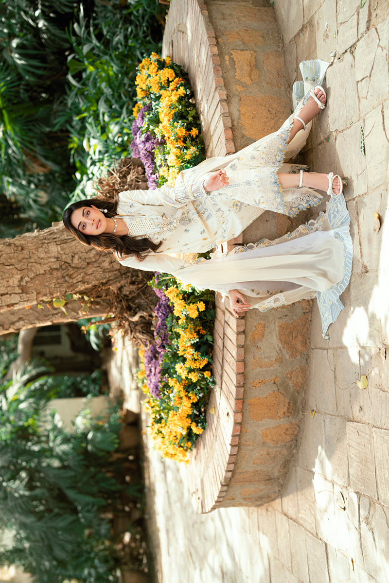 Qalamkar | Luxury Lawn Eid Edit | SB-09 Adeena - Rang-e-Khaas