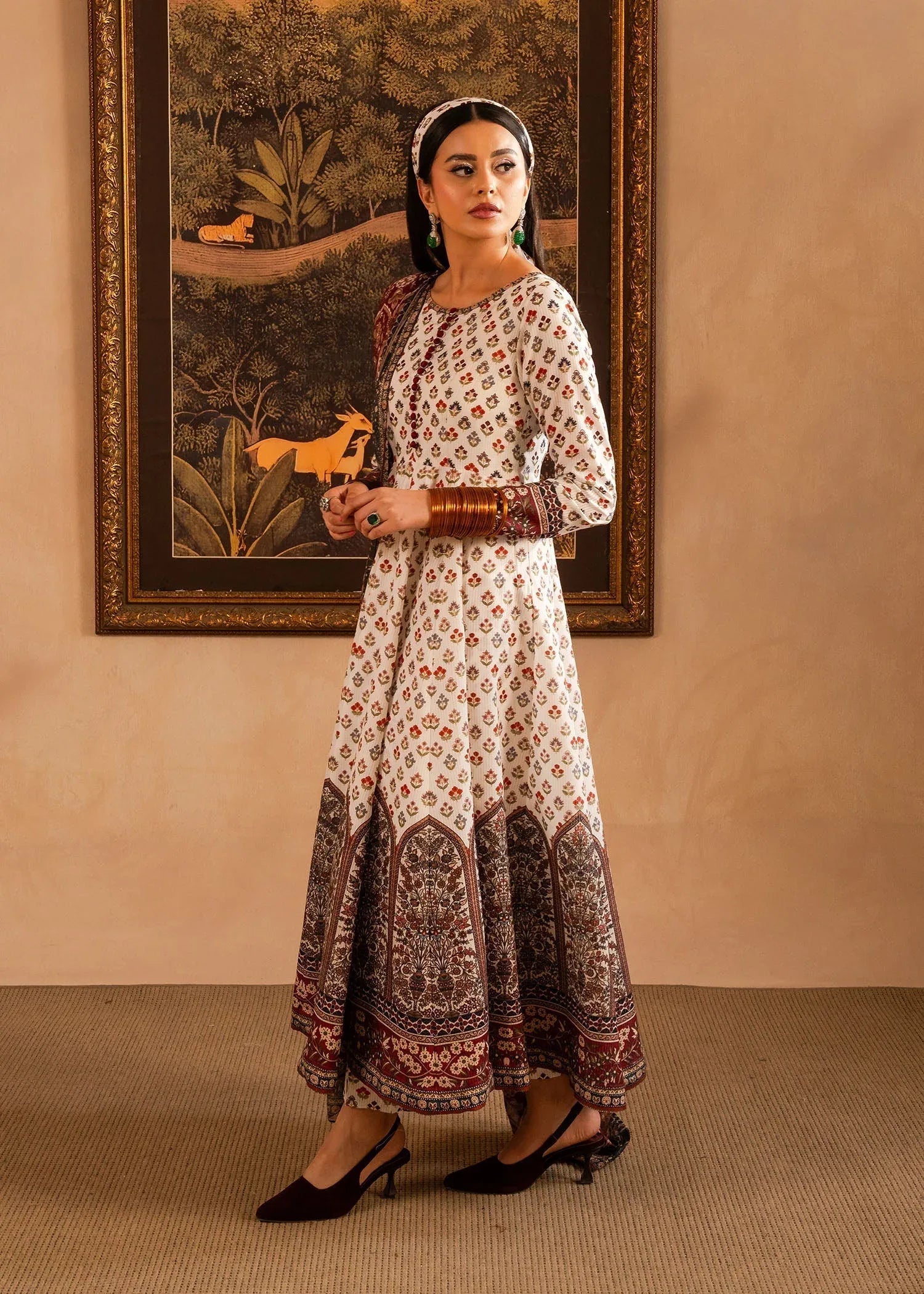 Maria Osama Khan | Retro Lawn 25 | Nair - Rang-e-Khaas