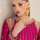 Dastoor | Maahi Luxury Pret 25 | Fuchsia Rose
