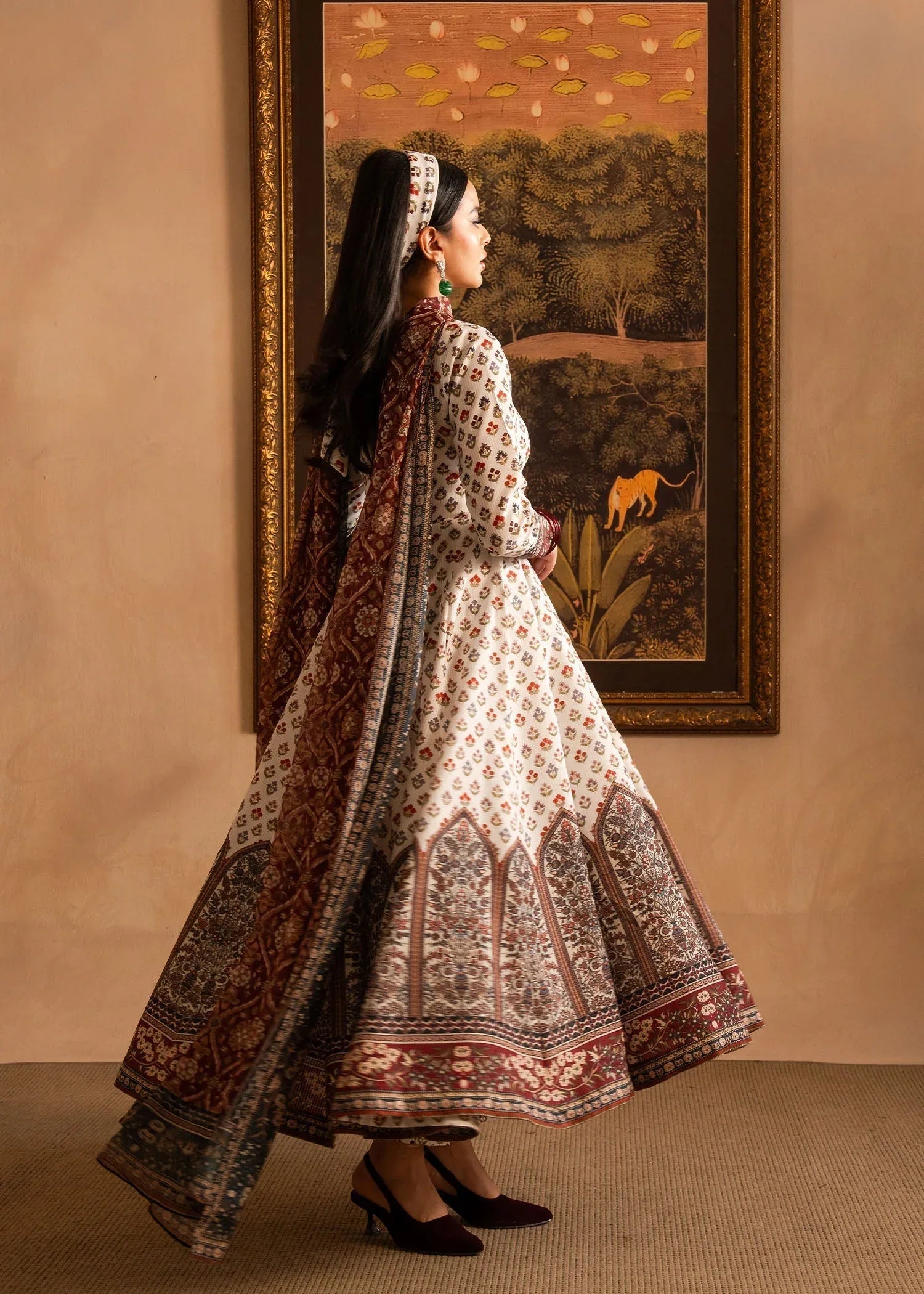 Maria Osama Khan | Retro Lawn 25 | Nair - Rang-e-Khaas