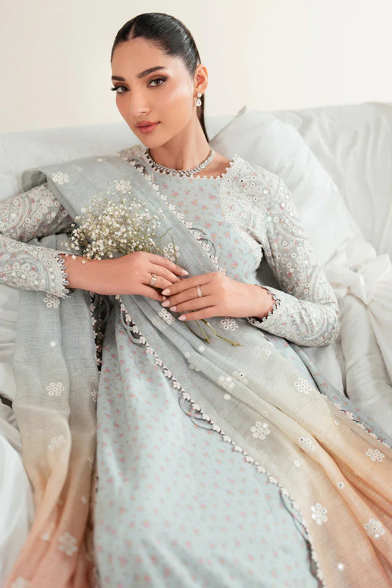 Jazmin | Iris Luxury Lawn 25 | IL'25-D04 - Rang-e-Khaas
