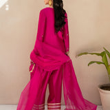 Dastoor | Maahi Luxury Pret 25 | Fuchsia Rose
