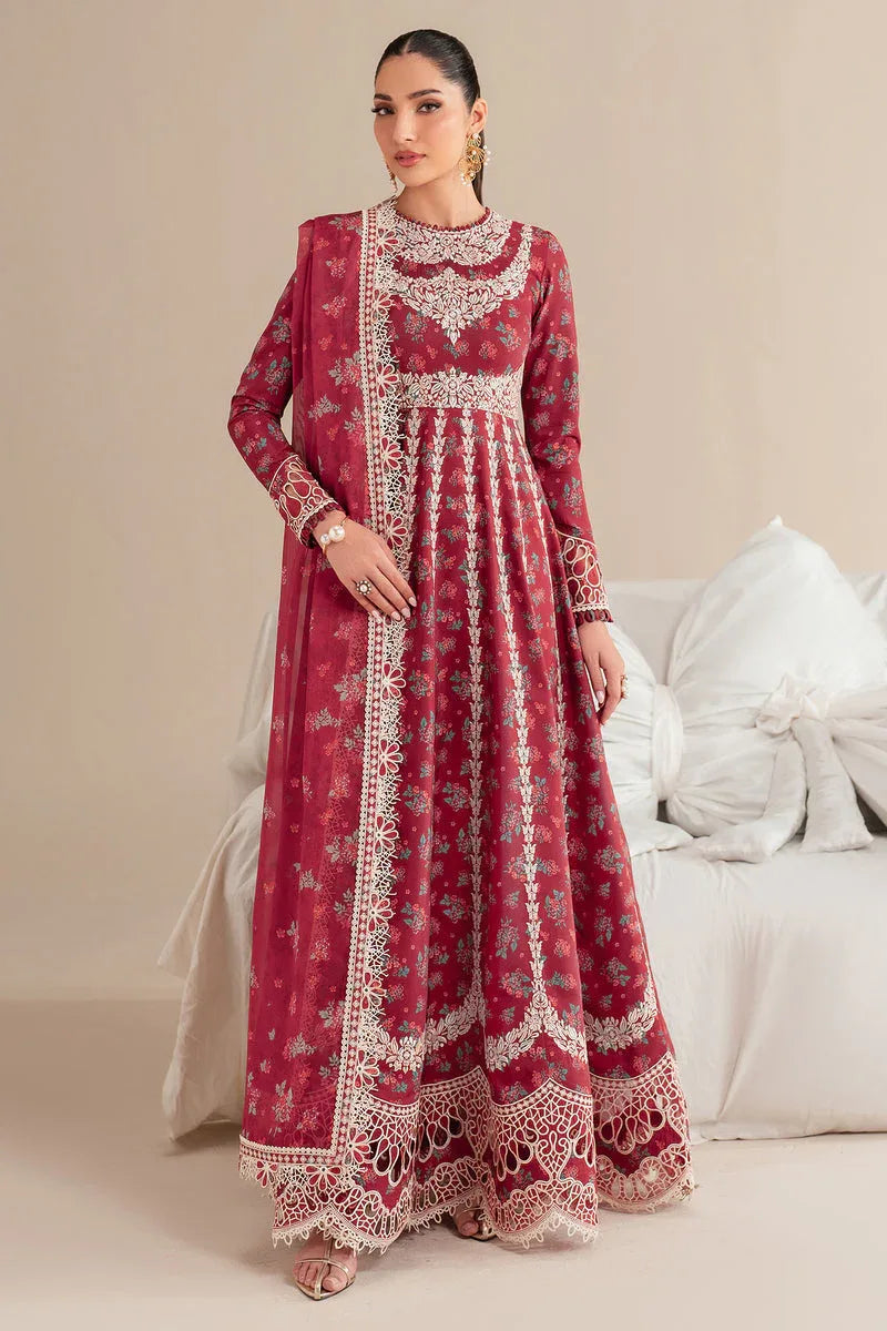 Jazmin | Iris Luxury Lawn 25 | IL'25-D08 - Rang-e-Khaas