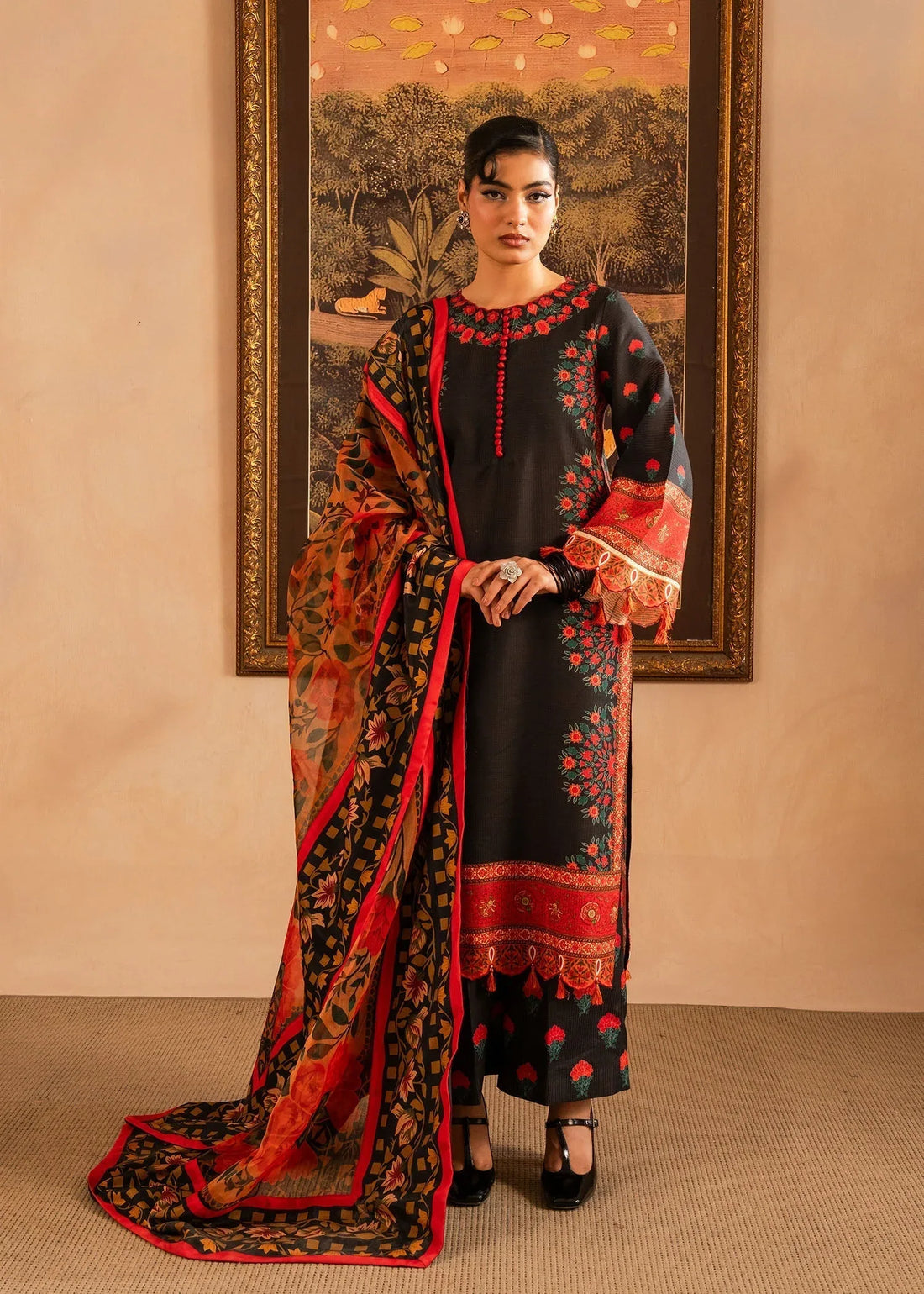 Maria Osama Khan | Retro Lawn 25 | Raila - Rang-e-Khaas