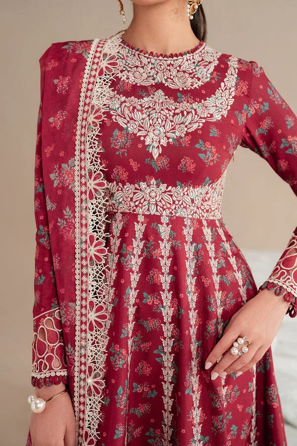 Jazmin | Iris Luxury Lawn 25 | IL'25-D08 - Rang-e-Khaas