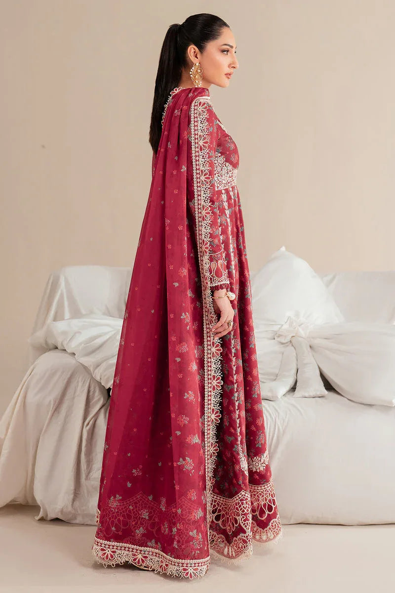 Jazmin | Iris Luxury Lawn 25 | IL'25-D08 - Rang-e-Khaas