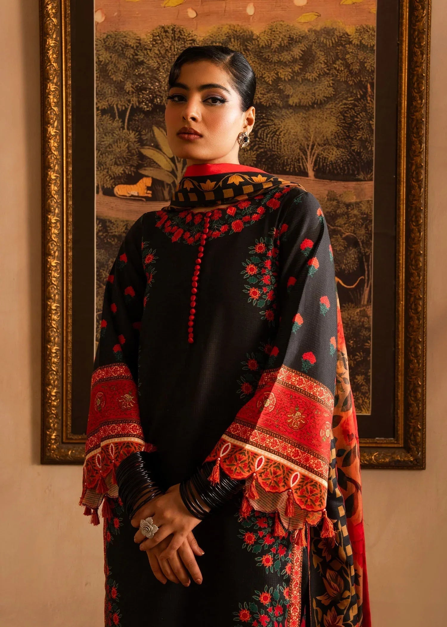 Maria Osama Khan | Retro Lawn 25 | Raila - Rang-e-Khaas