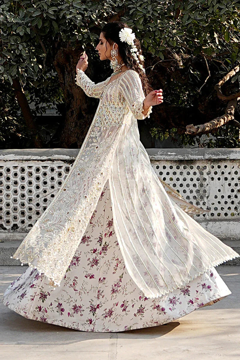 Maryams | Zeenat Luxury Formals | White Orchid - Z-01 - Rang-e-Khaas