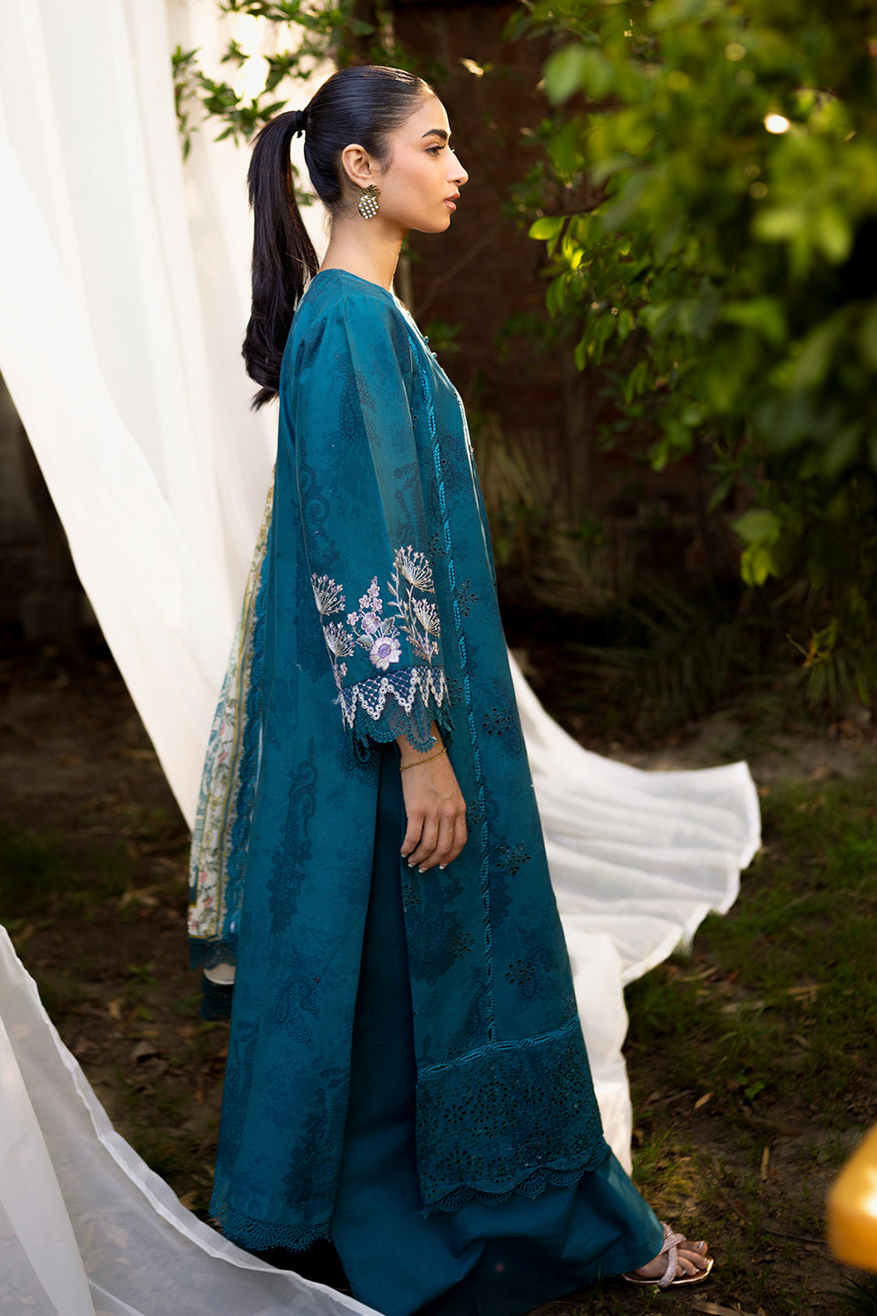 Neeshay | Summer Lines Printkari | LAGOON