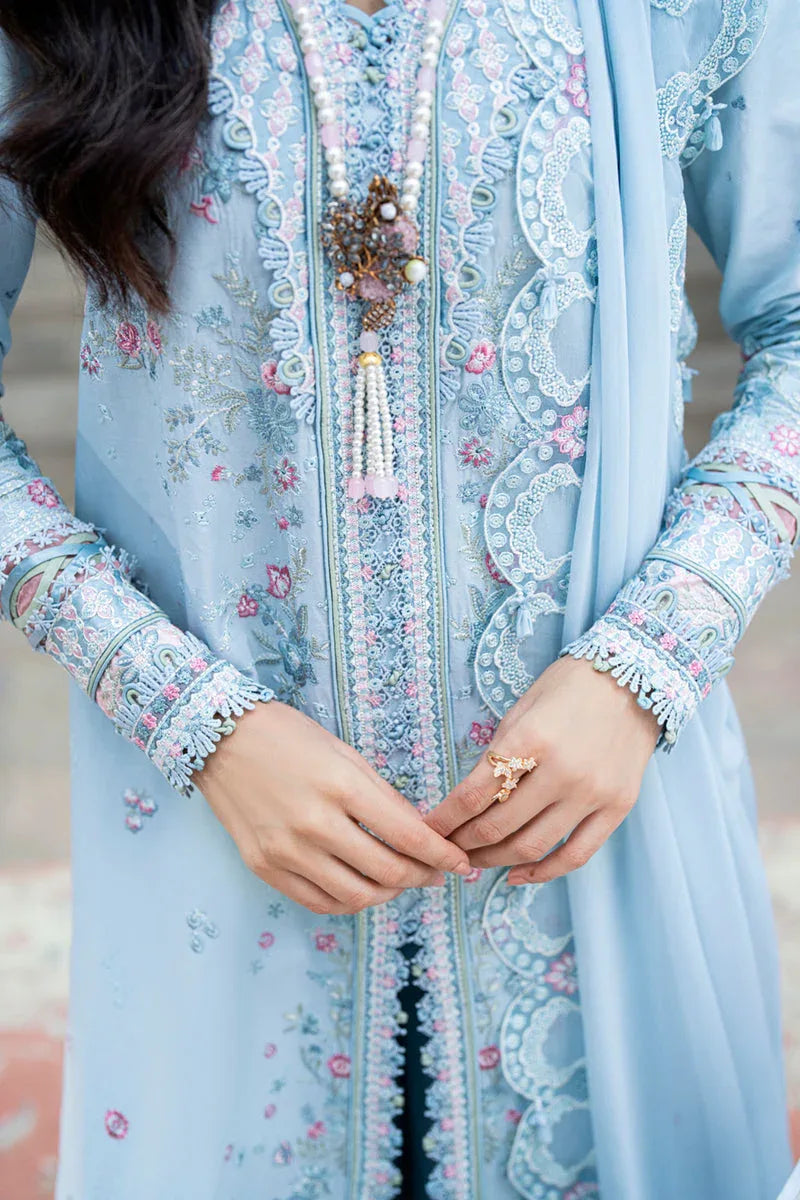Qalamkar | Luxury Lawn Eid Edit | SB-04 Zarish - Rang-e-Khaas