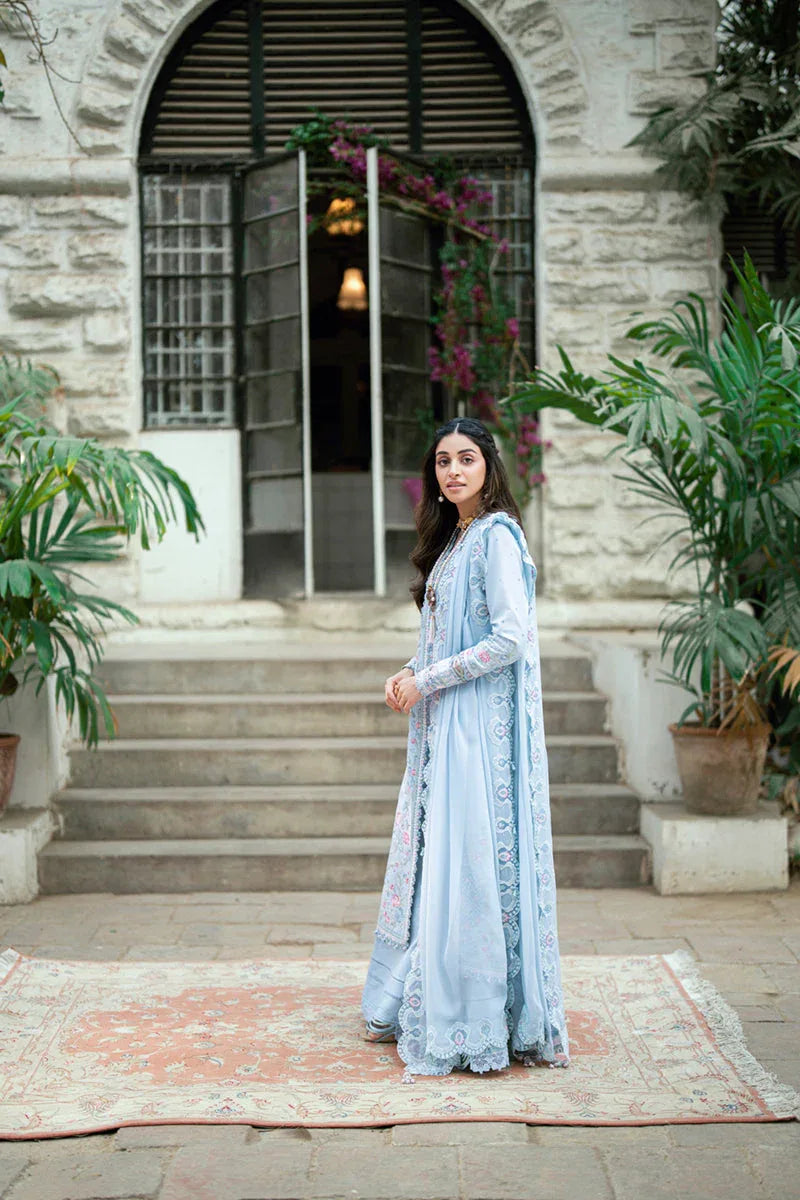 Qalamkar | Luxury Lawn Eid Edit | SB-04 Zarish - Rang-e-Khaas