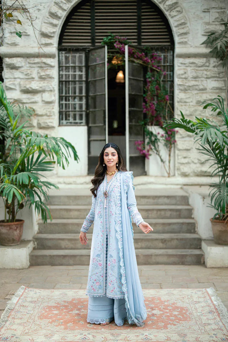 Qalamkar | Luxury Lawn Eid Edit | SB-04 Zarish - Rang-e-Khaas