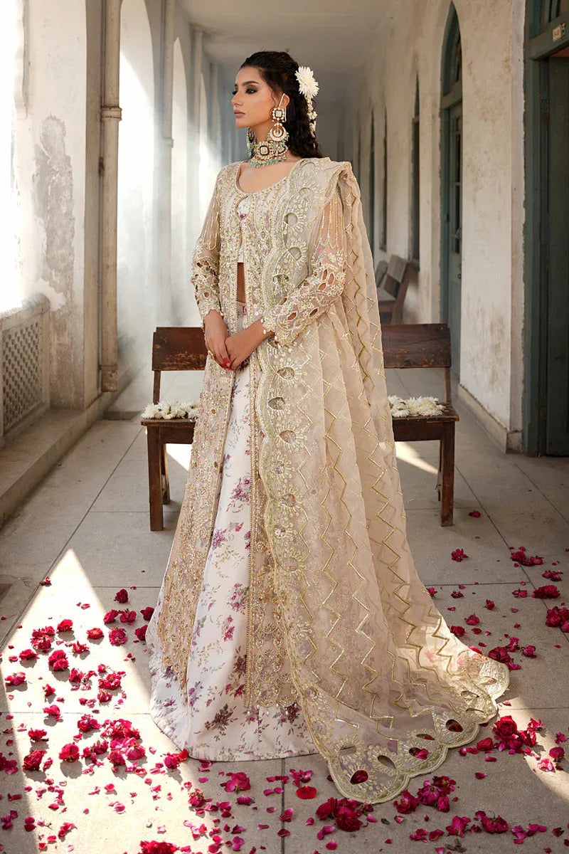 Maryams | Zeenat Luxury Formals | White Orchid - Z-01 - Rang-e-Khaas