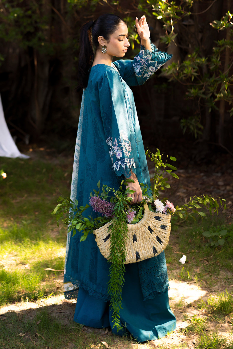Neeshay | Summer Lines Printkari | LAGOON