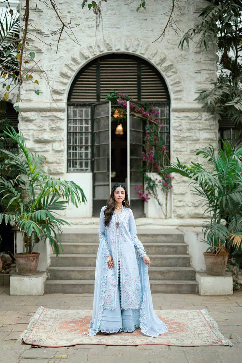 Qalamkar | Luxury Lawn Eid Edit | SB-04 Zarish - Rang-e-Khaas