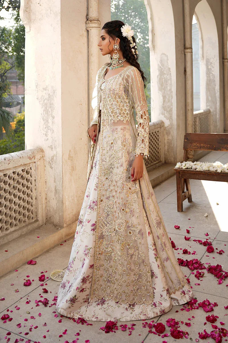Maryams | Zeenat Luxury Formals | White Orchid - Z-01 - Rang-e-Khaas