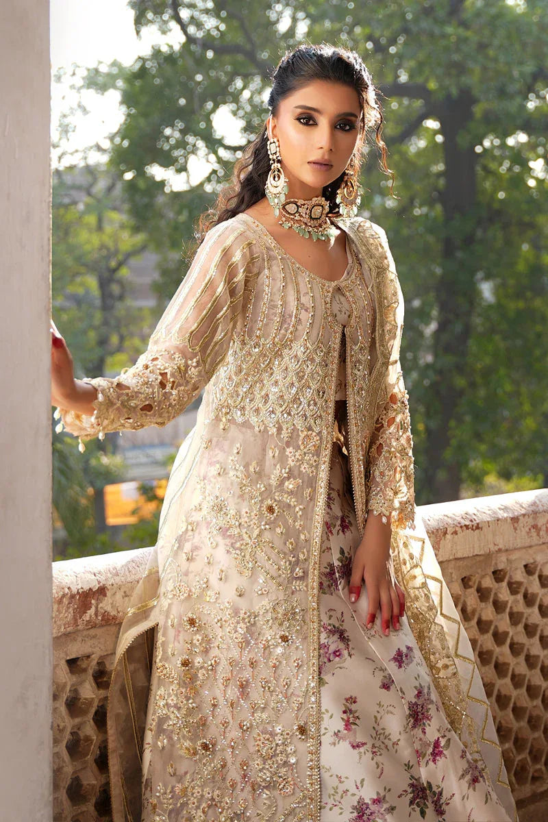 Maryams | Zeenat Luxury Formals | White Orchid - Z-01 - Rang-e-Khaas