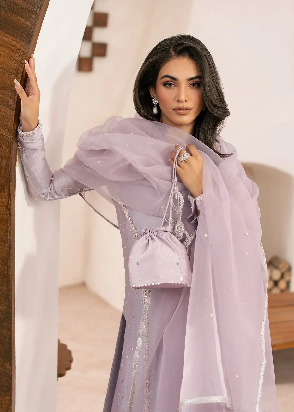 Dastoor | Rania Luxury Pret 25 | Aster - Rang-e-Khaas