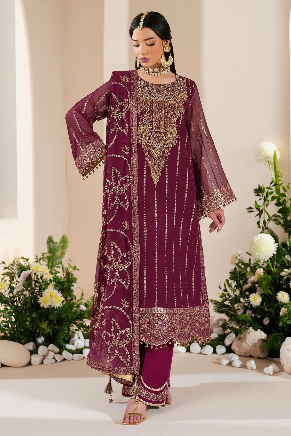 Alizeh | Handcrafted Eid Edit 25 | AF-HM-4034-Dusk - Rang-e-Khaas