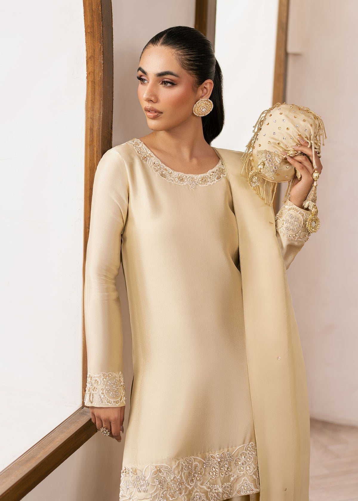 Dastoor | Rania Luxury Pret 25 | Eluna - Rang-e-Khaas