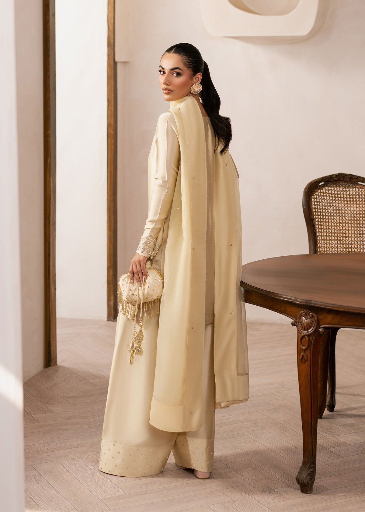 Dastoor | Rania Luxury Pret 25 | Eluna - Rang-e-Khaas